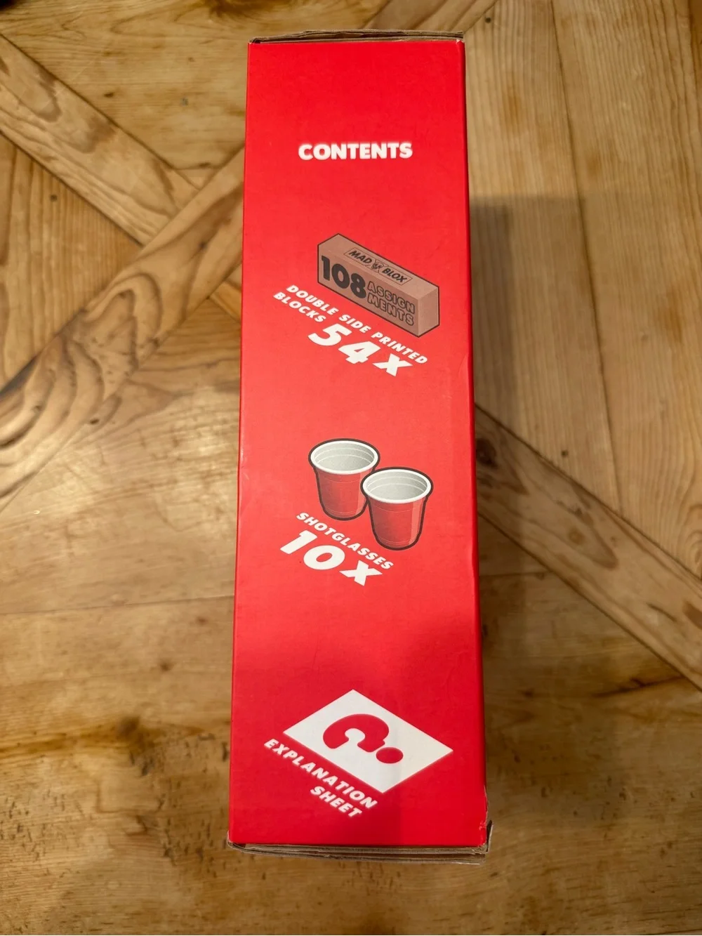Brand New Mad Blox Party Drinking Game (like Jenga)